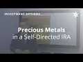 Investing in Precious Metals with a Self-Directed IRA Alternative Investing Equity Trust