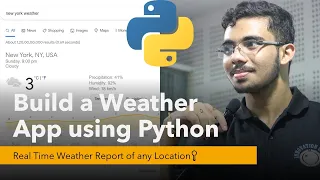 Make a Weather App in Python Beautifulsoup4 Tutorial Python Mini Project Learn Overflow