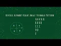 96 Alphabet Right Angle Triangle Pattern without any pre-defined method using while loop in Python
