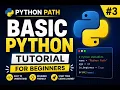 Python Basic Tutorial For Beginners