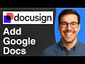 How to add DocuSign to google docs 2025 Easy Guide