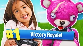 4 YEAR OLD GIRL WINS A FORTNITE GAME!! | Fortnite Daily Funny and WTF Moments Ep. 118
