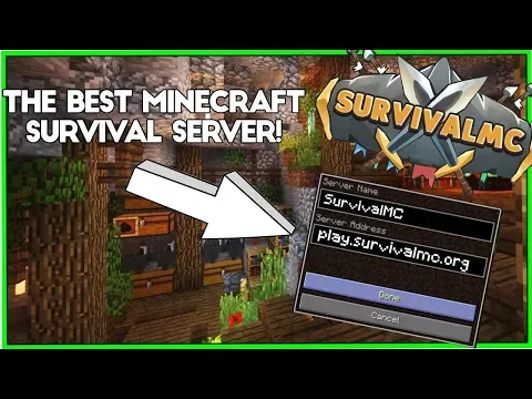 Minecraft server video for SurvivalMC | 1.16.1 | Claiming