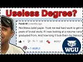 WGU Online Degrees are Worthless Toilet Paper