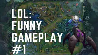 BR/ - League Of Legends Game-play #1 With In Game Commentary (Funny Moments, Glitches & Outplays)