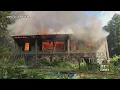 Crews Respond To Three-Alarm Fire In Whiteford