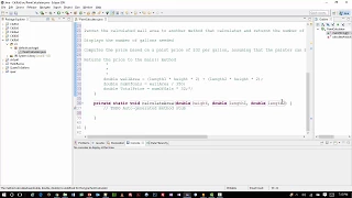 Java Programming 1 - Chapter 3 Exercises Part 2 8 11 12