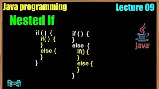 Lect 09 Nested if else in Java in Hindi