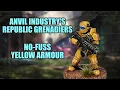 Painting Yellow Without Struggle - Anvil Industry s Republic Grenadiers How I Paint Things