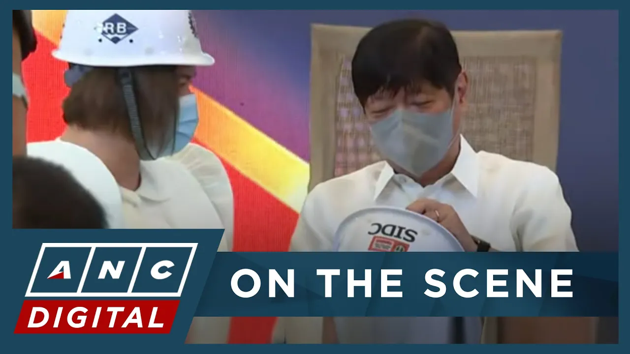 LOOK: Bongbong Marcos, Sara Duterte at the groundbreaking rites for Samal-Davao Bridge Project | ANC