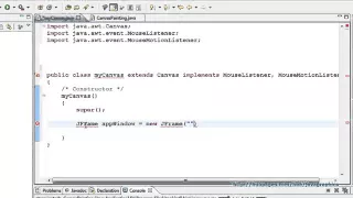Java Graphics Tutorial 1 Creating A Window to Place A Canvas on It YouTube