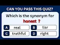 ENGLISH GRAMMAR TEST SYNONYM QUIZ CAN YOU SCORE 6