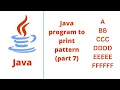 Java program to print pattern part 7