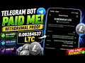 This Telegram Bot Actually Paid Me in Litecoin Wit rawal Proof