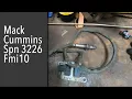 Mack with a ISL9 Cummins nox sensor replacement spn 3226