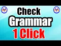 How to Check Grammar Quickly in Quillbot How to use Quillbot MY Solutions