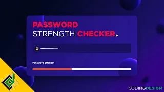 Password Strength Checker JavaScript Web App