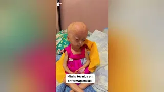Ajudando a Elis - Técnica de enfermagem