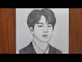How to draw Jin kim seok Jin BTS BTS sketch