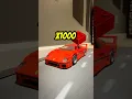 1 vs 1000 Piece LEGO Car Race LEGO speed champions builds