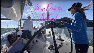 Surfing our House at 14.5 Knots while Sailing to SoCal #ourladydefiant #sailboat #liveaboardlife