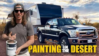 We Painted Our RV in the Desert… Here’s How It Turned Out | Vlog 277
