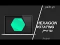 Creative Hexagon Rotate On Hover HOVER EFFECT PURE CSS HTML