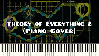 Geometry Dash Theory Of Everything 2 Piano Cover 