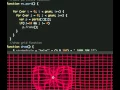 html canvas wave mesh