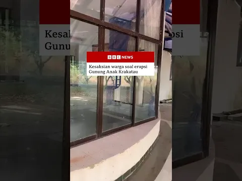 Rombongan pemancing rekam dampak erupsi Gunung Anak Krakatau - BBC News Indonesia