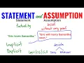 Lagu Statement and Assumption Tips and Tricks | Part 1