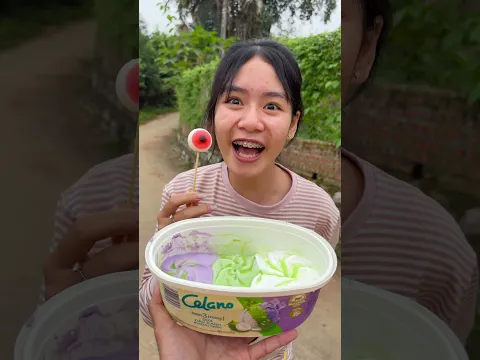 Thử thách ăn kẹo Mắt và kem Celano cùng những sự lựa chọn hài hước bất ngờ 😆😂#shorts