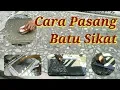Cara pasang batu sikat / How to Install natural stone