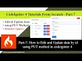 CodeIgniter4 - Part-7 How to Edit Update data by id using PUT method in codeigniter 4