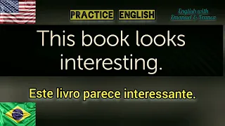 Aprenda Inglês praticando diariamente. Frases fáceis e simples do dia dia. Excelente método.