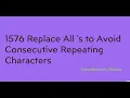 1576 Replace All s to Avoid Consecutive Repeating Characters