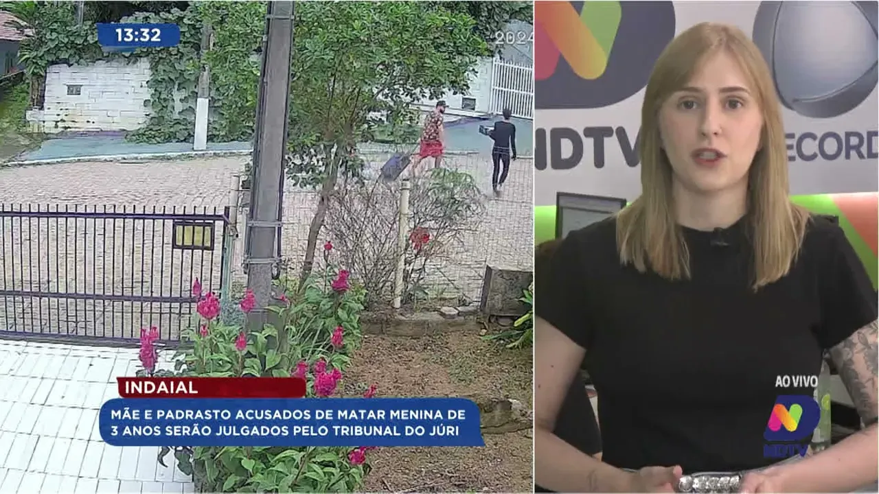 Mãe e padrasto acusados de matar menina de 3 anos serão julgados pelo Tribunal do Júri