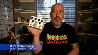 2 Kings Boost Pedal Tone Test - StewMac Rare Pedal Kit Build