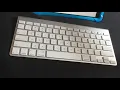 Resetting the Bluetooth on my Apple Magic Keyboard Wireless A1314 When off press hold power button