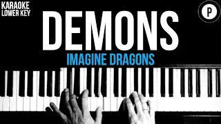 Download Imagine Dragons - Demons Karaoke SLOWER Acoustic Piano Instrumental Cover Lyrics LOWER KEY MP3