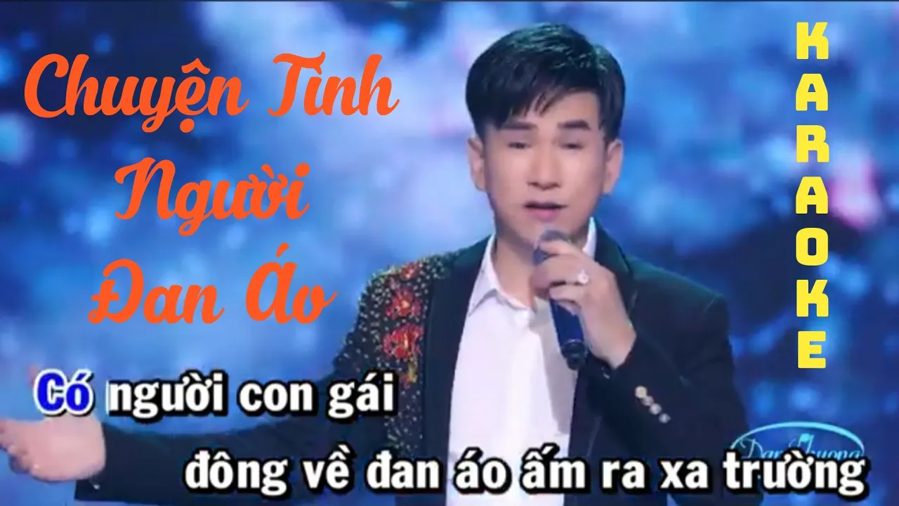 Karaoke Chuyện Tình Người Đan Áo (Tone Nam Dễ Hát) - Đan Phương