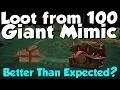 Loot from 100 Giant Mimic Elite Runescape 3 Is it any good