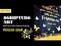 Scripture Art Bible Verse with Abstract Art Psalm 121 8 Gold Silver Silhouette Butterflies