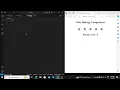 Star Rating Component using HTML CSS and JS