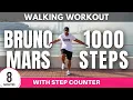 Bruno Mars Walking Workout Daily Workout at home 8 minutes