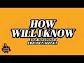 Eric Donaldson - How Will I Know I Reggae Karaoke I Dracs Caribbean Karaoke Version