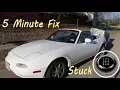 Miata STUCK In Reverse FIX 5 Minutes Or Less