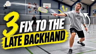 3 Ways to Fix Your Late Backhand in Badminton