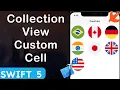 UICollectionView with Custom Cell Xcode 11 Swift 5