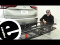 etrailer Test Fitting the Curt 60x24 Hitch Cargo Carrier on a 2024 Mitsubishi Outlander